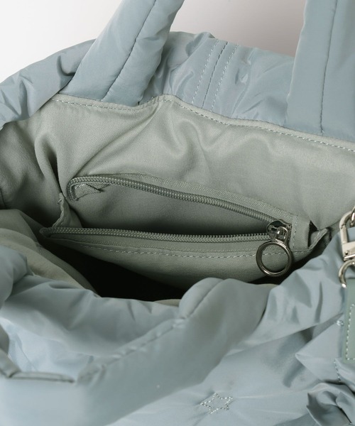 2WAYで使える]クシュショルダーパフキルトバッグ（ショルダーバッグ