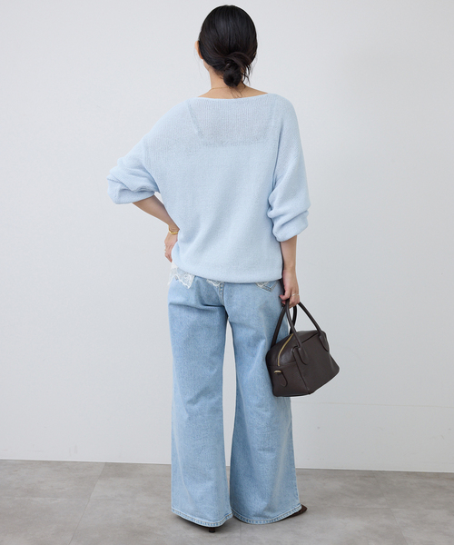 追加》リネン混畦ニット（ニット/セーター）｜SLOBE IENA