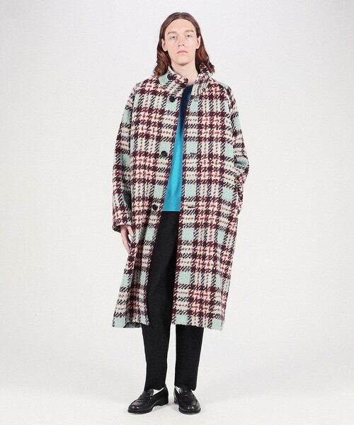 caban（キャバン）の「□CABaN ウールロービングチェック スタンド