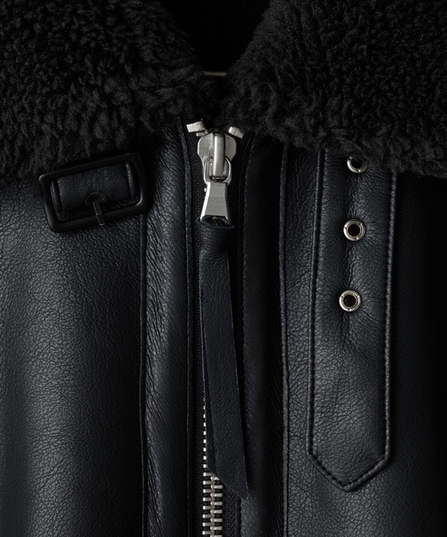 WYM LIDNM（ウィム バイ リドム）の「B-6 FAUX MOUTON BLOUSON