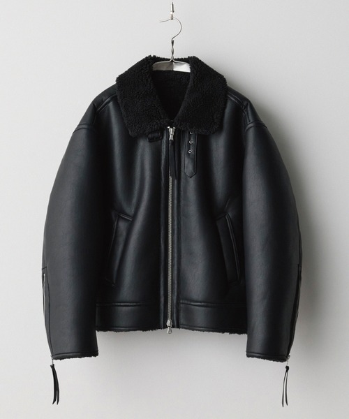 B-6 FAUX MOUTON BLOUSON（ブルゾン）｜WYM LIDNM（ウィム バイ リドム