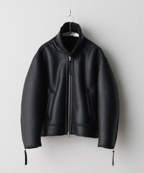WYM LIDNM（ウィム バイ リドム）の「B-6 FAUX MOUTON BLOUSON