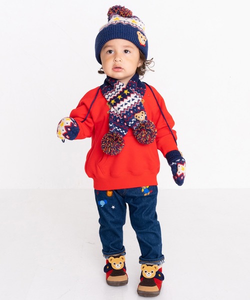 MIKI HOUSE（ミキハウス）の「プッチー うさこのマフラー（マフラー