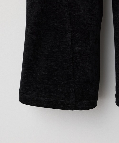 WYM LIDNM（ウィム バイ リドム）の「WASHED VELVET CURVE CUT WIDE