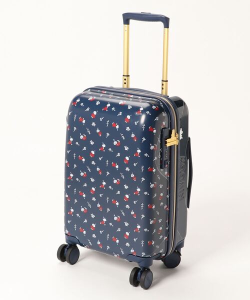 新品 訳あり ムーミン スーツケース （ドット ネイビー）サイズL 新品