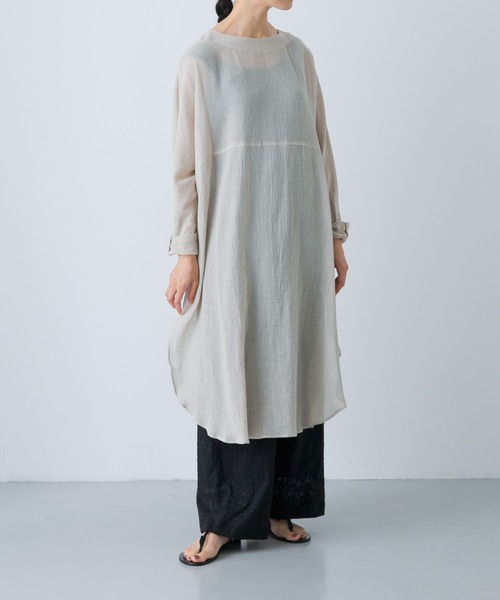 かぐれ（カグレ）の「ガーゼロングチュニック（チュニック）」 - WEAR