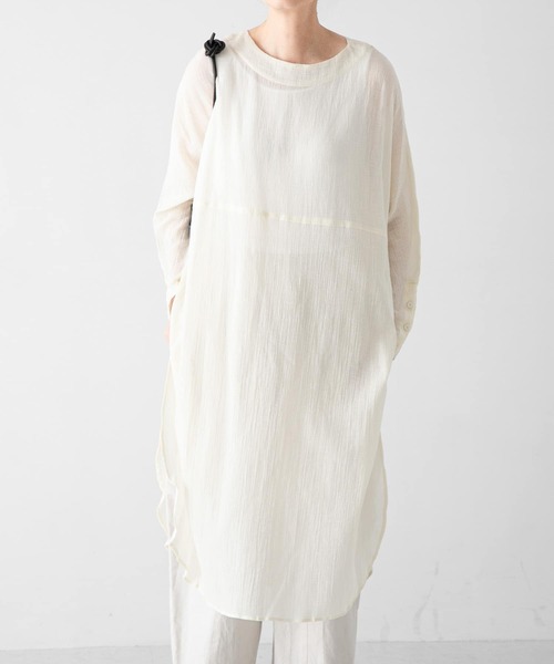 かぐれ（カグレ）の「ガーゼロングチュニック（チュニック）」 - WEAR