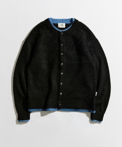 WETTEMPT（ウィテンプト）の「CREW NECK BRUSHED LAYERED CARDIGAN