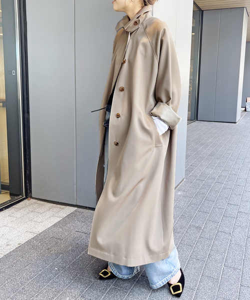 Spick & Span（スピックアンドスパン）の「ステンカラーウールトレンチ