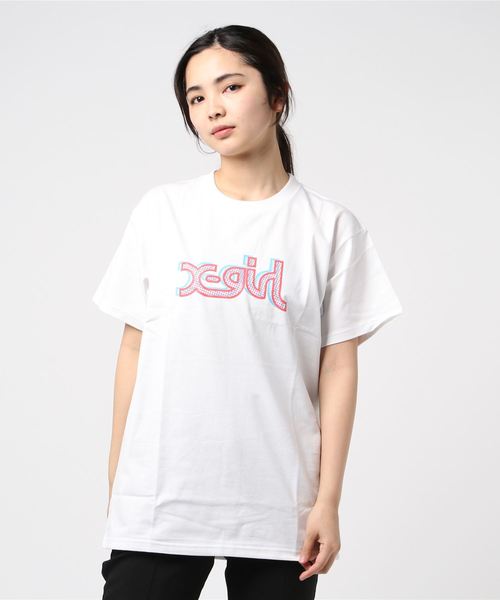 X-girl（エックスガール）の「〔ﾑﾗｽﾎﾟ限定〕 ｵｰﾊﾞｰｻｲｽﾞTｼｬﾂ X-GIRL