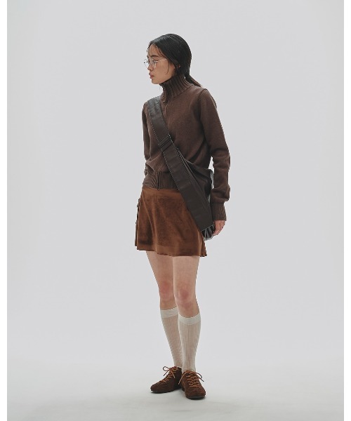 TODAYFUL（トゥデイフル）の「Velour Square Skirt（スカート）」 - WEAR