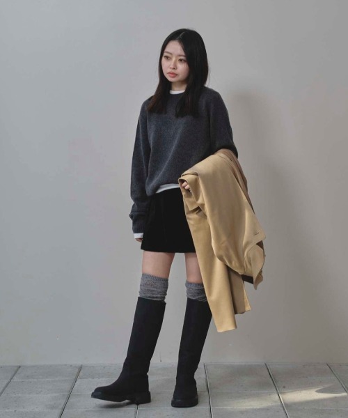 TODAYFUL（トゥデイフル）の「Velour Square Skirt（スカート）」 - WEAR