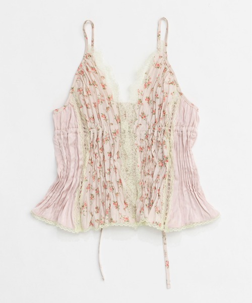 MAISON SPECIAL ホワイト フリル キャミソール MAISON SPECIAL