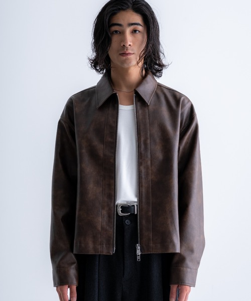 セール】Seam line zip blouson / シームラインジップブルゾン