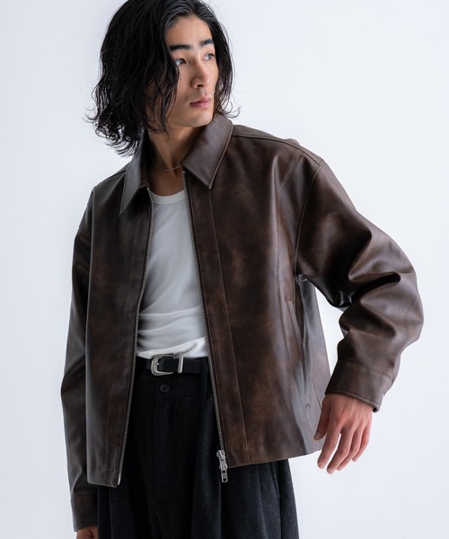 SINSS（シンス）の「Seam line zip blouson / シームラインジップ