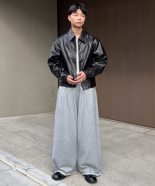 セール】Seam line zip blouson / シームラインジップブルゾン