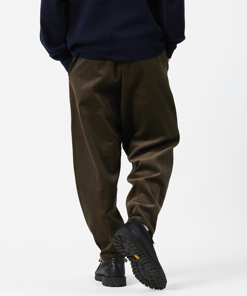 セール】限定展開 ワイドシルエット コーデュロイ カーブパンツ