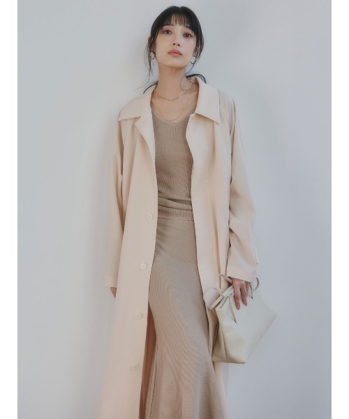 anuans】2025秋冬 完売商品 ベージュ ロングコート anuans】2025秋冬