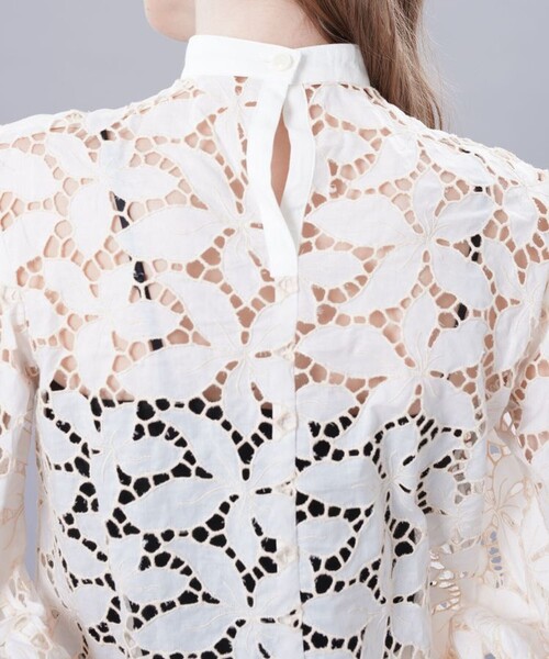 FUMIE=TANAKA/フミエタナカ】レースアームギャザープルオーバー