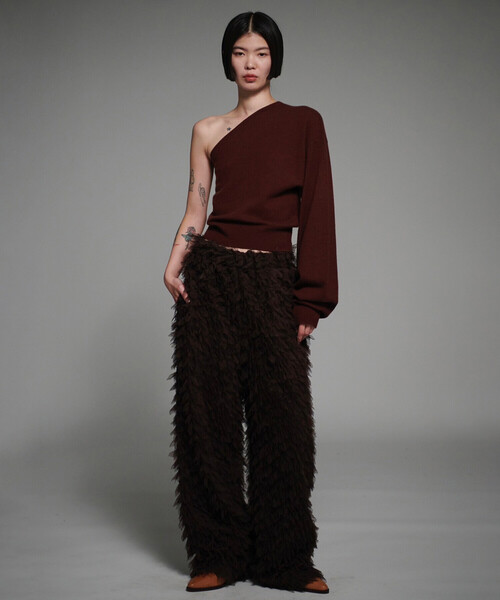 INSCRIRE（アンスクリア）の「INSCRIRE | カシミヤ ワンショルダー