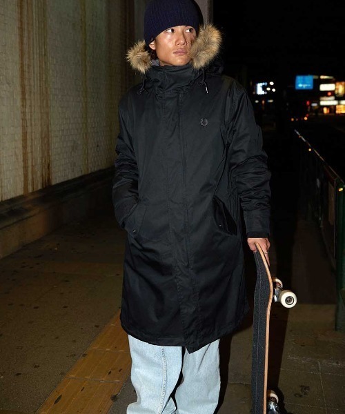 FRED PERRY（フレッドペリー）の「Men Zip-In Liner Fishtail Parka