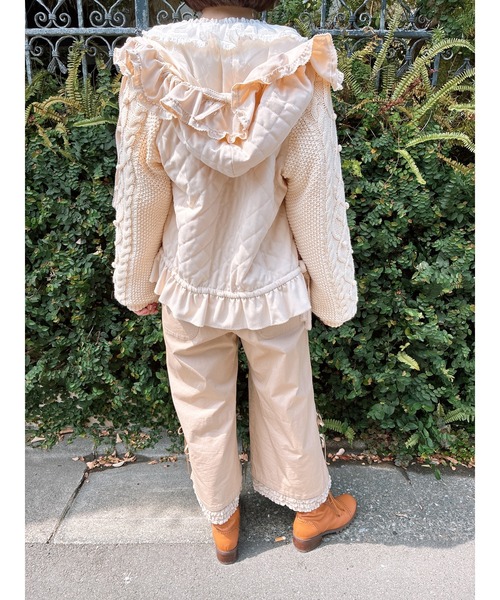 ニット袖付きキルティングブルゾン（ブルゾン）｜PINK HOUSE（ピンク