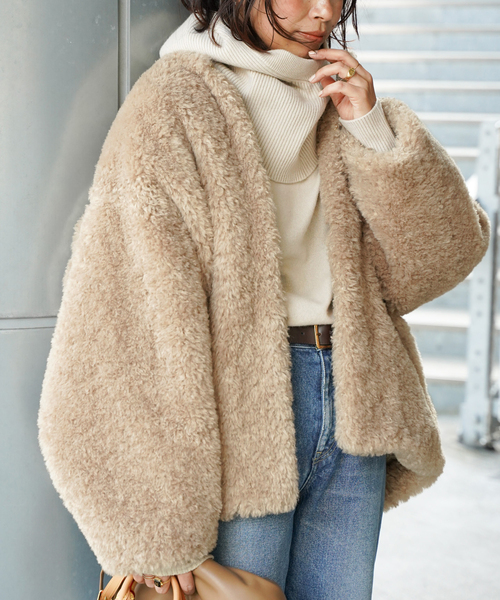 Deuxieme Classe（ドゥーズィエムクラス）の「TEDDY BOA ジャケット