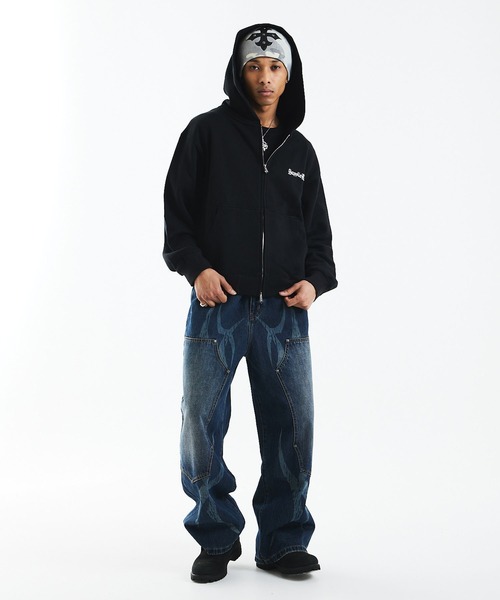 ジップフーディ｜Cross Zip Hoodie V2｜SUPPLIER（パーカー