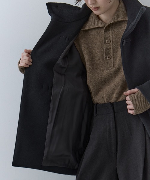 STUDIOUS デカフード ダッフルコート 日本製 N2125 STUDIOUS