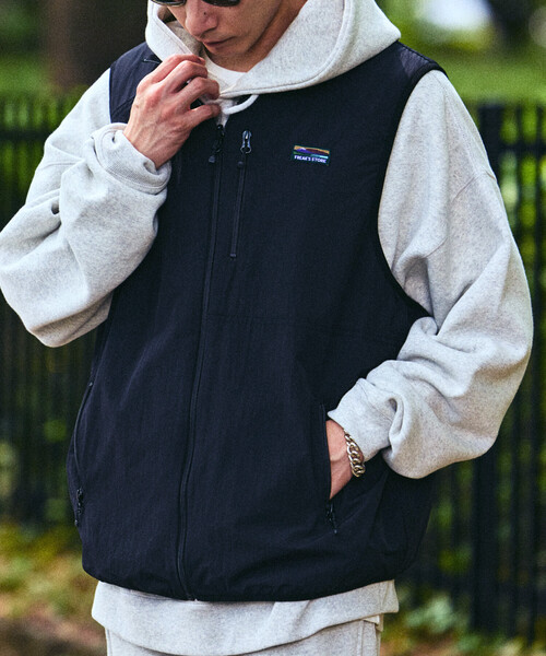 セール】限定展開 リラックスフィット ナイロン フリース リバーシブル