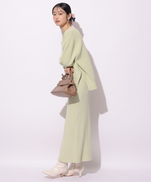 Vネックレースプルオーバー（ニット/セーター）｜Mystrada（マイ