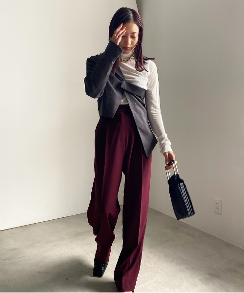 Ameri（アメリ）の「REMAKE LIKE JACKET TOP（テーラードジャケット