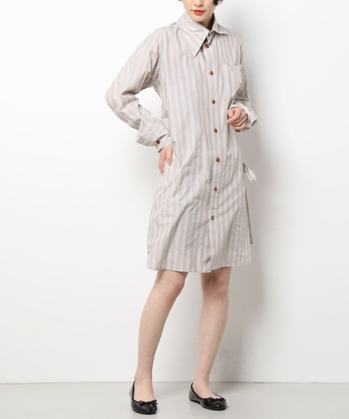 Vivienne Westwood（ヴィヴィアンウエストウッド）の「ｽﾄﾗｲﾌﾟｼｬﾂﾜﾝﾋﾟｰｽ