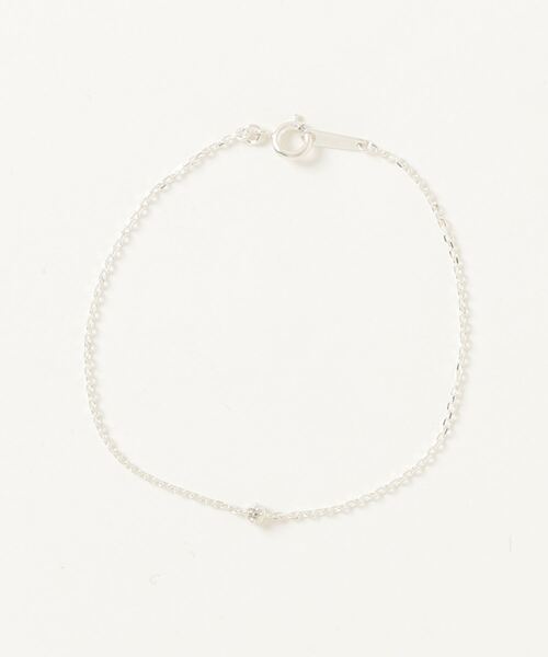 シルバーダイヤモンドブレスレット（0.03 ct）（ブレスレット）｜agete
