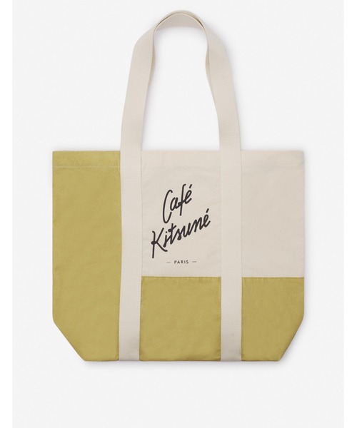Maison Kitsune（メゾンキツネ）の「CAFE KITSUNE COLORBLOCK TOTE BAG