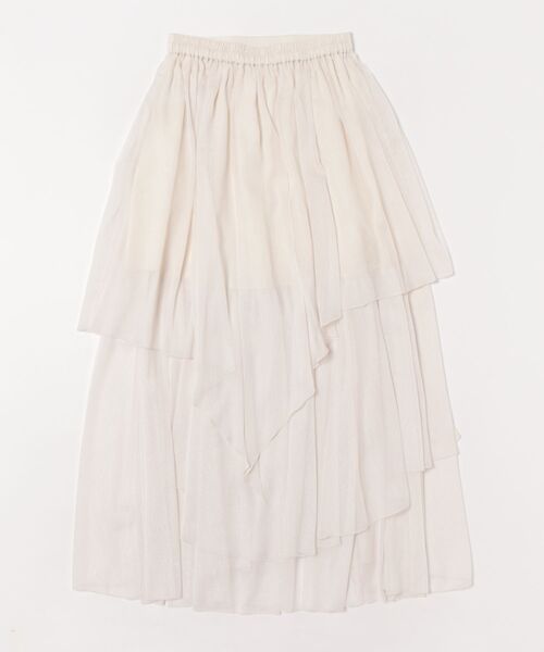 LILY BROWN（リリーブラウン）の「ブライトシアーティアードスカート