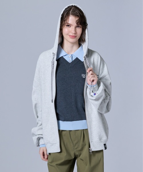 セール】Champion×DSC Zip Hooded Sweat Shirt（パーカー）｜DOUBLE