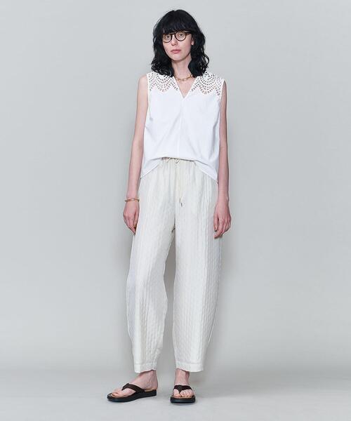 6（ロク）の「＜6(ROKU)＞QUILTED JACQUARD PANTS/パンツ（その他
