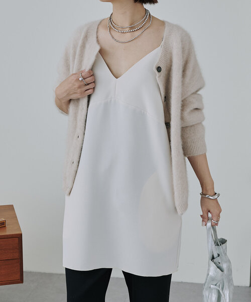 Omekashi（オメカシ）の「レイヤードキャミチュニック（シャツ