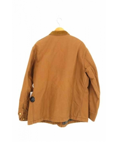 ブランド古着】70s 裏地ブランケット 襟コーデュロイ切替ダック地