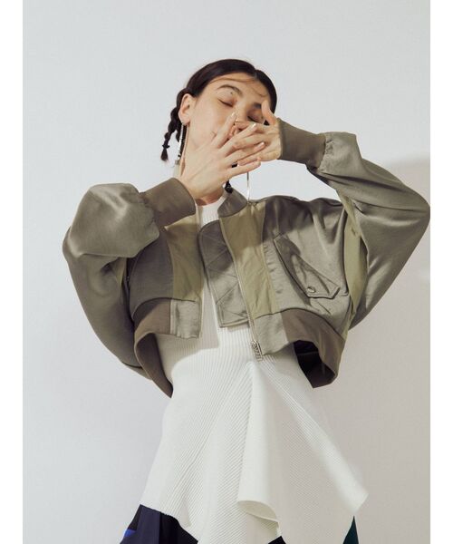UN3D.（アンスリード）の「シアーコンビサテンブルゾン（ブルゾン