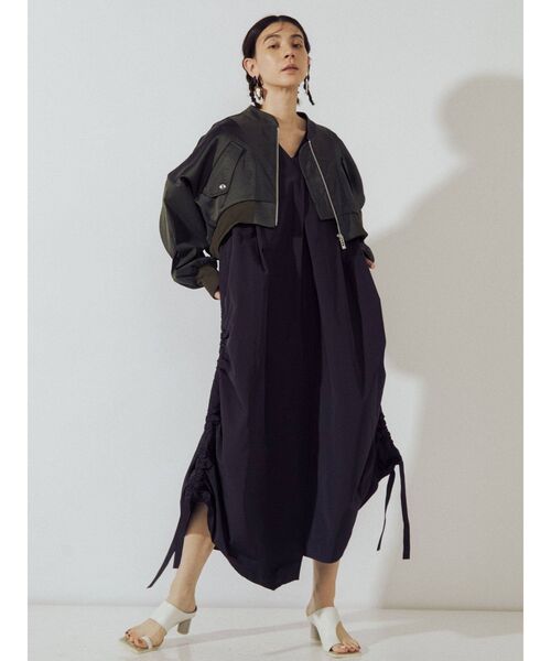 UN3D.（アンスリード）の「シアーコンビサテンブルゾン（ブルゾン