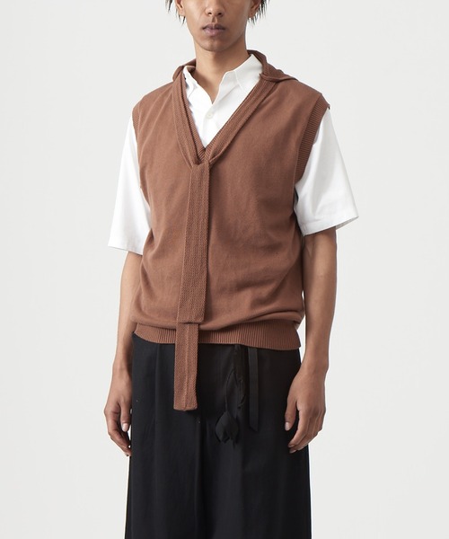 BED J.W. FORD（ベッドフォード）の「BED J.W. FORD Scarf knit vest