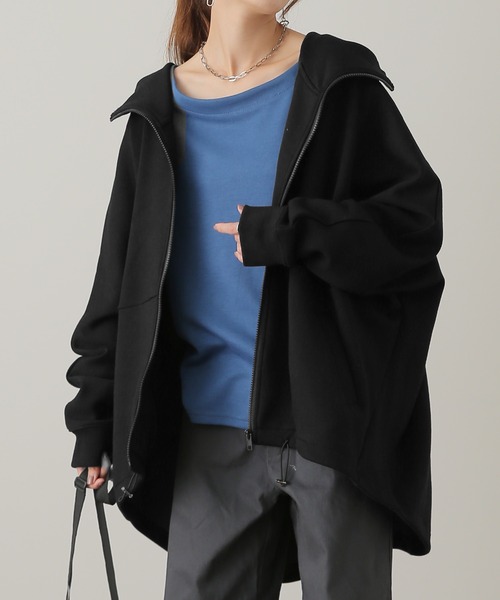 変形シルエットパーカー（パーカー）｜HUG.U（ハグユー）の