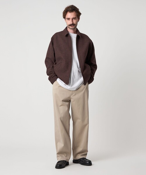 セール】＜Steven Alan＞ ブリティッシュチェック ワーク ブルゾン