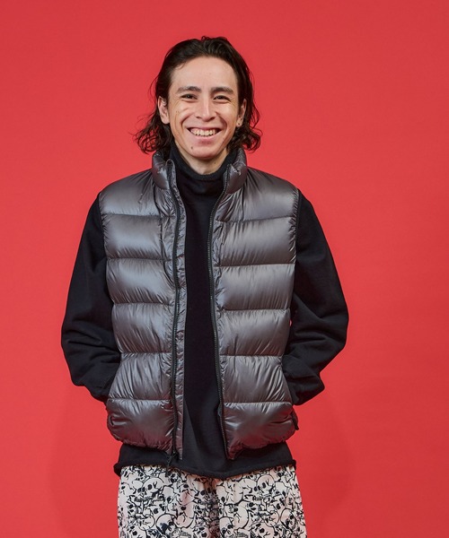 TRAIL BUM】 X 【NANGA】TOASTY DOWN VEST/【トレイルバム】 X