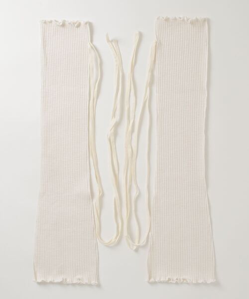 セール】レースアップリブレッグウォーマー（レッグウォーマー