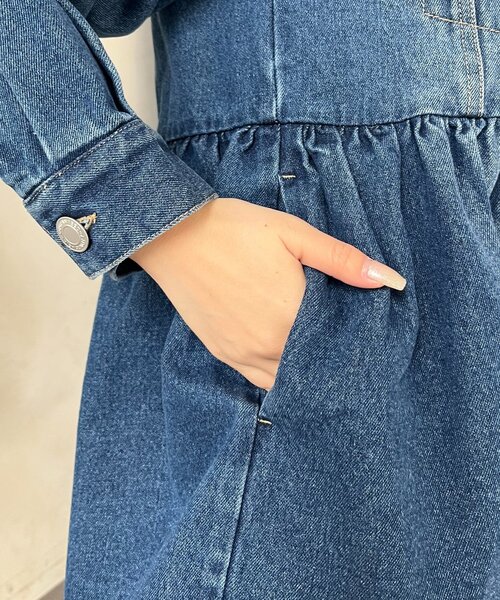 ペプラムデニムジャケット（デニムジャケット）｜prose verse（プロズ