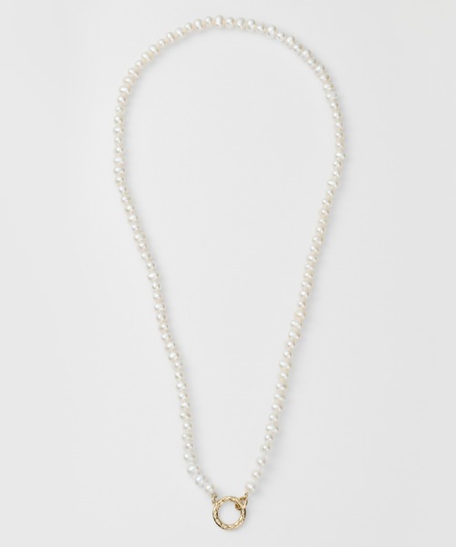 agete（アガット）の「K10パールネックレス（ネックレス）」 - WEAR