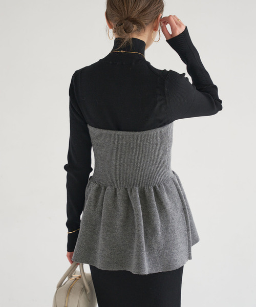 セール】ニットビスチェ（ニット/セーター）｜NOBLE（ノーブル）の
